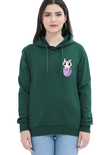 Pocket Cat Hooded Sweat Shirt