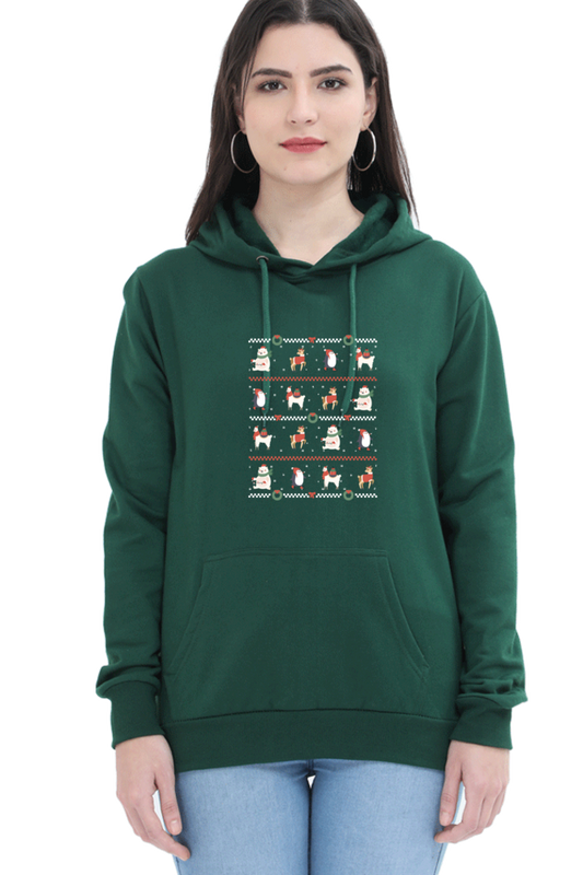 Ugly Sweater Animals Hooded Sweat Shirt