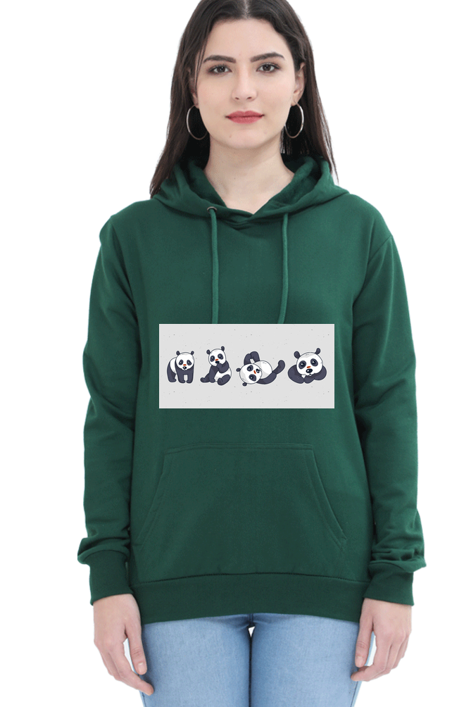 Cute Panda Set Hooded Sweat Shirt