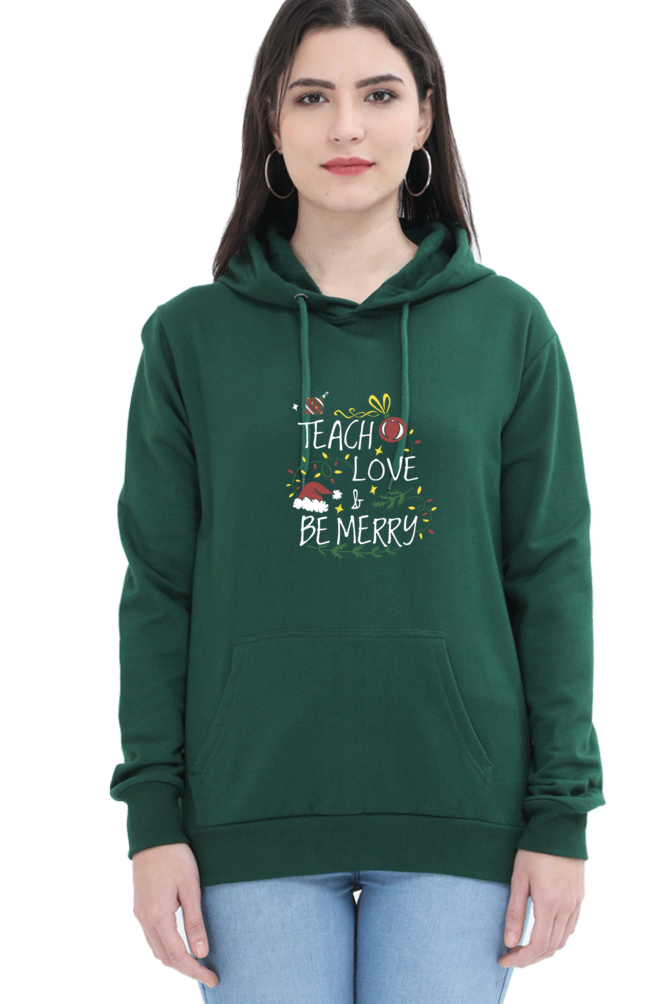 Love Merry Hooded Sweat Shirt