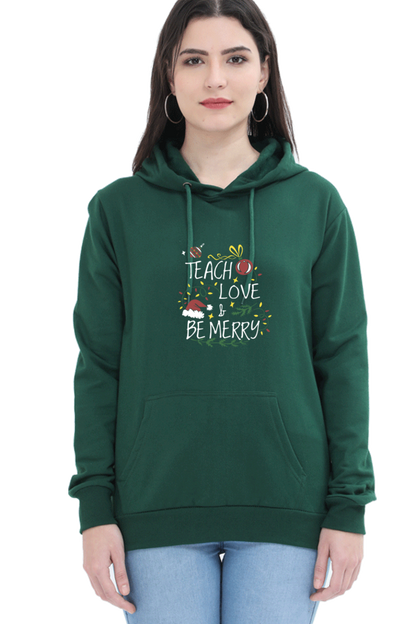 Love Merry Hooded Sweat Shirt