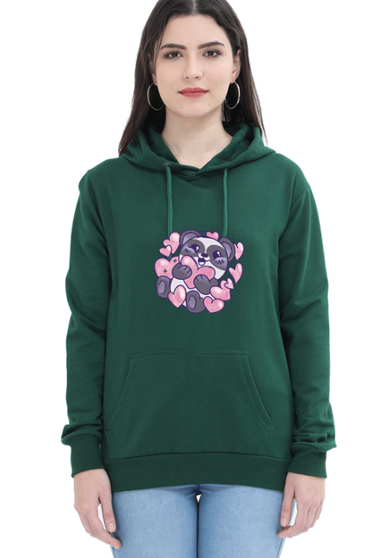 Panda Love Hooded Sweat Shirt