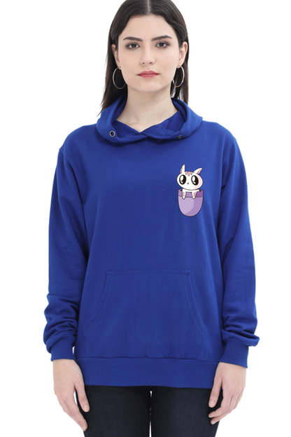 Pocket Cat Hooded Sweat Shirt