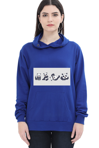 Cute Panda Set Hooded Sweat Shirt