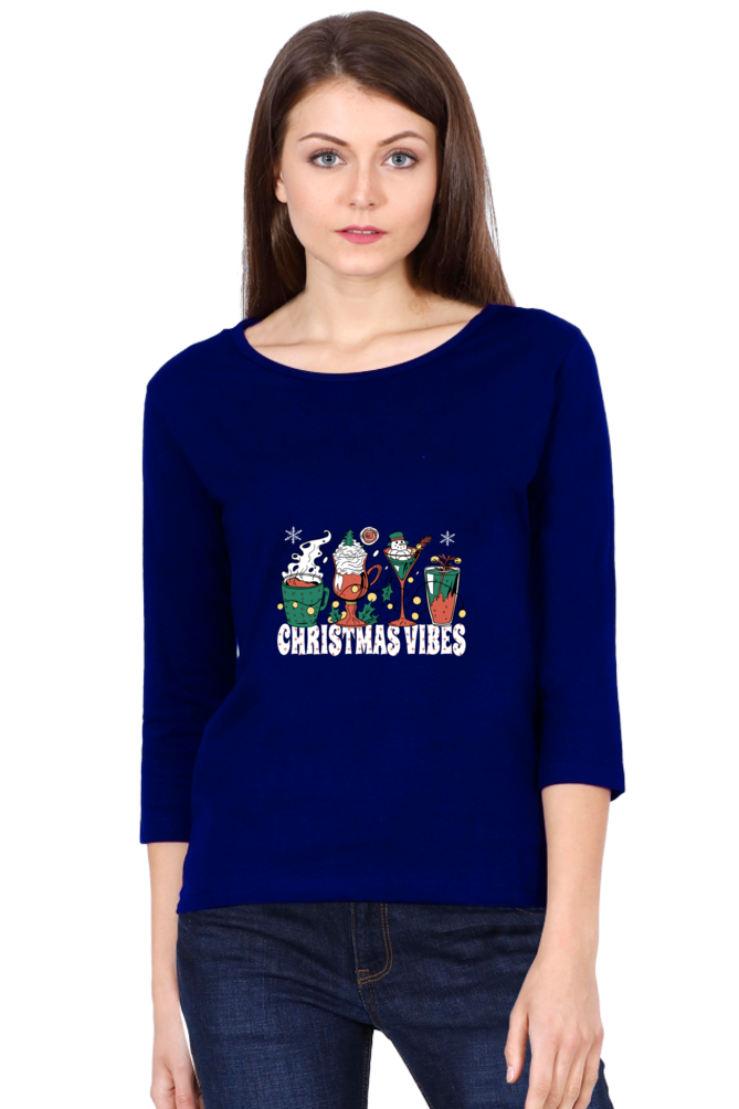 Christmas Coffee Round Neck Full Sleeve