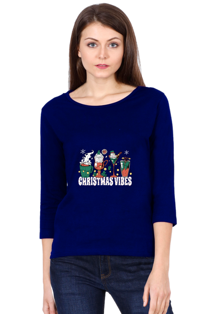 Christmas Coffee Round Neck Full Sleeve