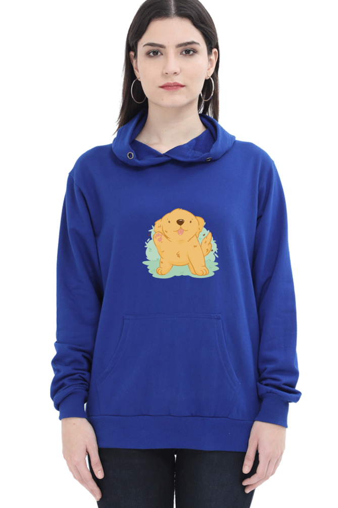 Golden Kawaii Hooded Sweat Shirt